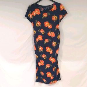 Isabel Maternity Floral T-shirt Dress